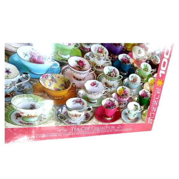 Eurographics 1000 Piece Jigsaw Puzzle Tea Cup Collection Entertainment - Picture 7 of 13